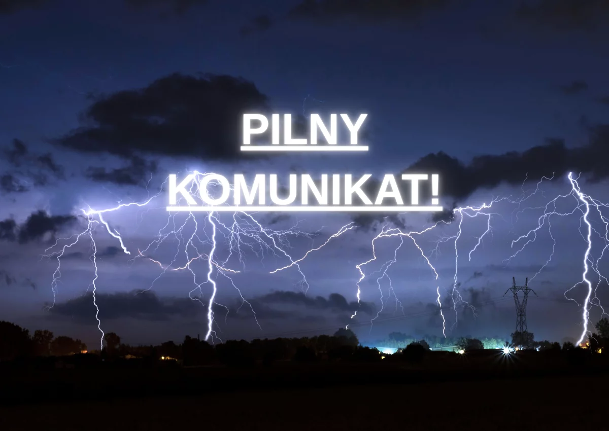 Najpierw burze, potem jeszcze groźniejsza noc. IMGW ostrzega woj. łódzkie. Wiatr do 100 km/h