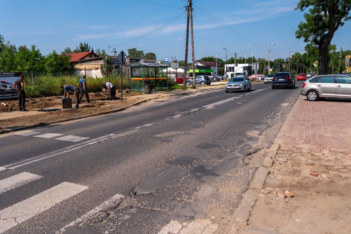 Startuje remont kolejnego odcinka Brzezińskiej. Zmiany dla podróżnych MPK Łódź
