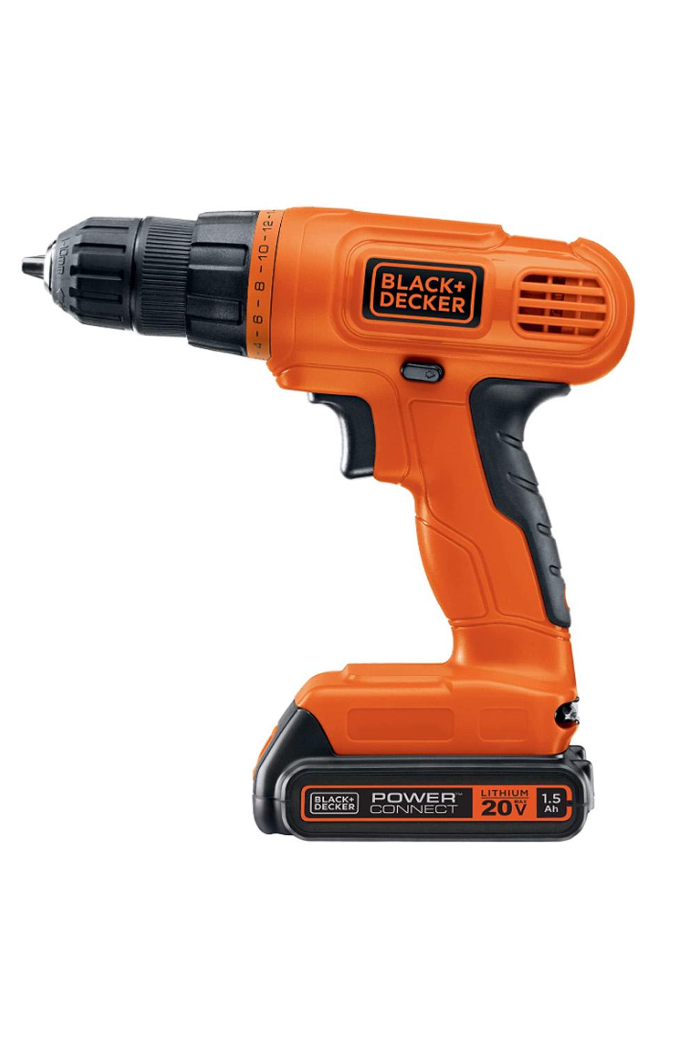 Black & Decker LD120VA Max Lithium-Ion Drill/Driver Kit, 20 V