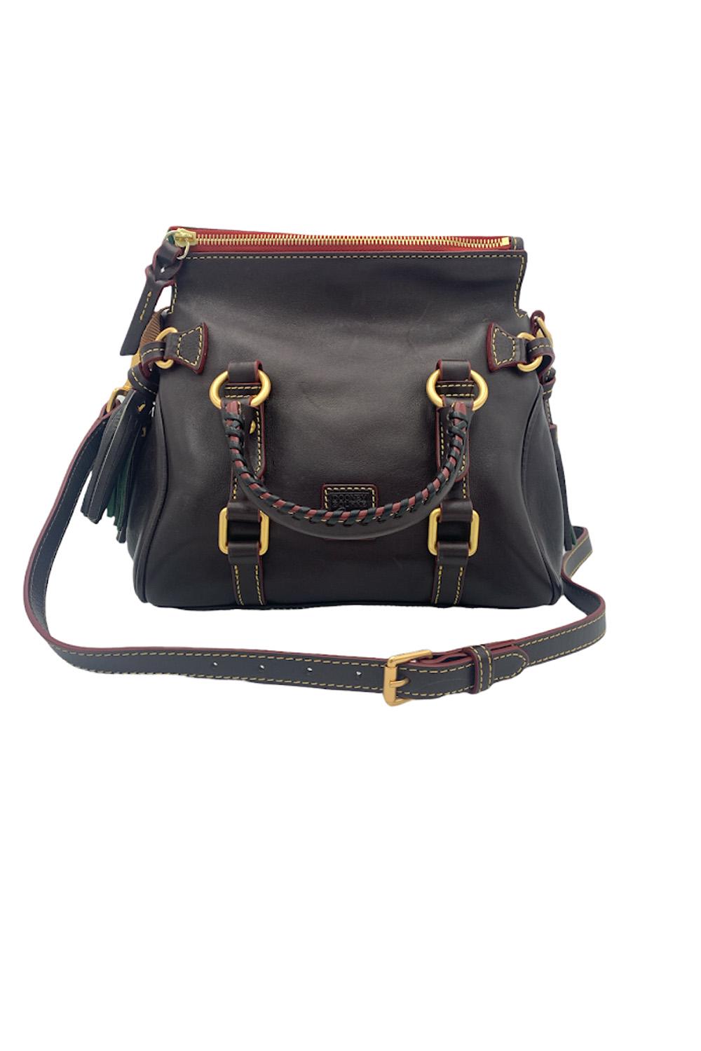 Dooney Bourke Florentine Micro Satchel Brown Tmoro