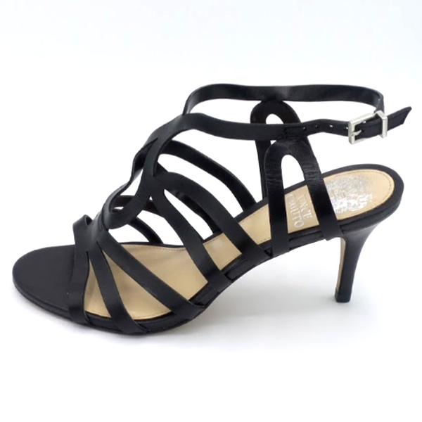 Vince Camuto Strappy Heeled Sandals Peyson Black | eBay