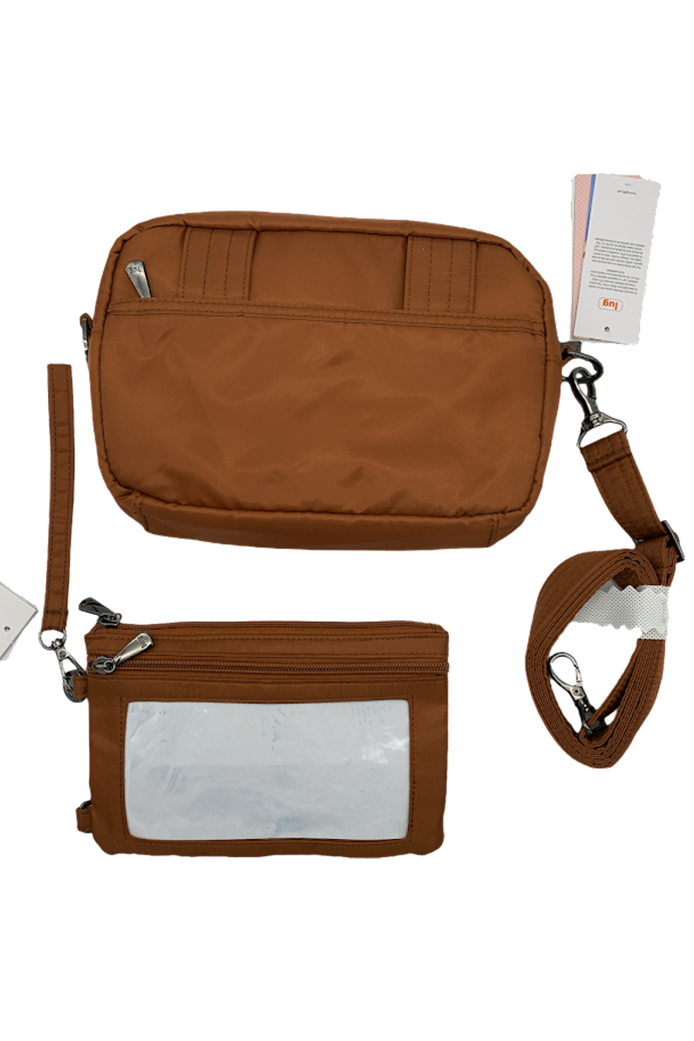 As is Think Royln Convert. Crossbody w/ Clip-On Pouch - Sidekick 