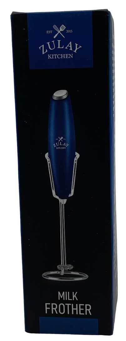 Zulay Kitchen Stainless Steel Handheld Milk Frother