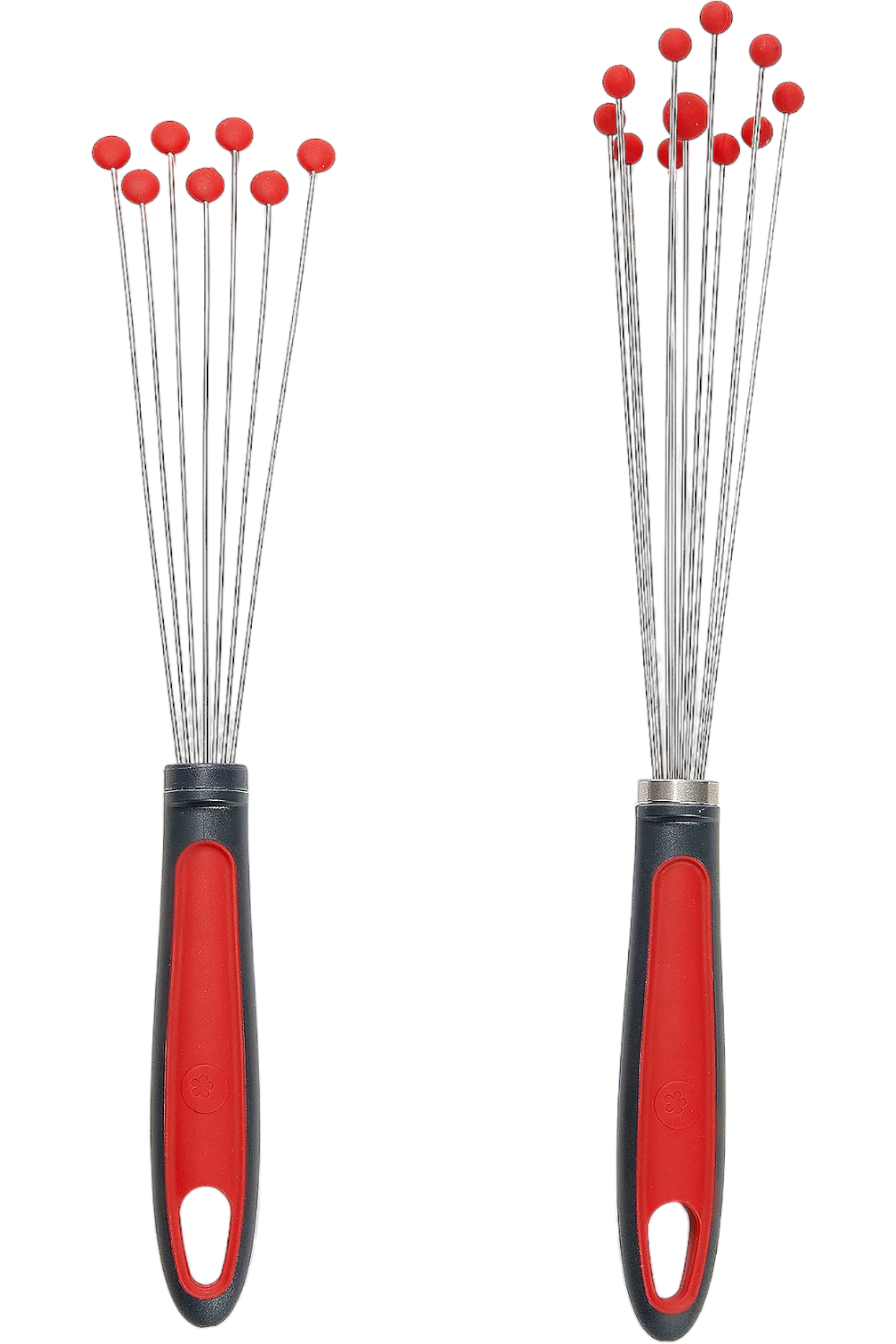 Kochblume 2-Piece Ball and Plate Whisk Set ,Orange