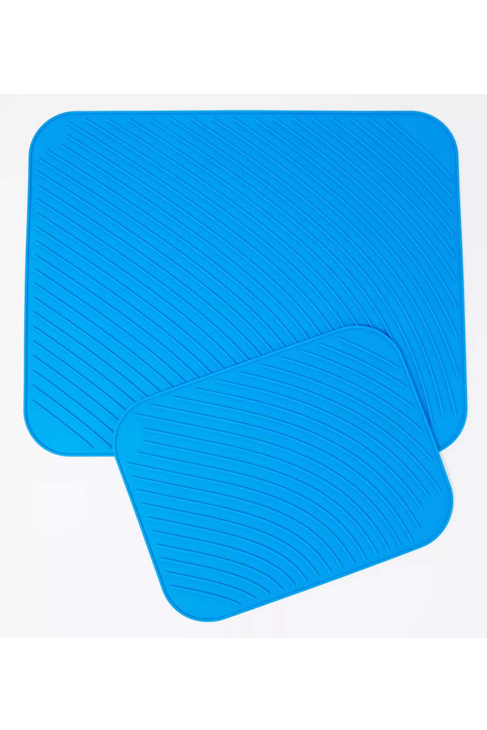 Cook's Essentials Silicone Countertop Mat and Drain Mat 