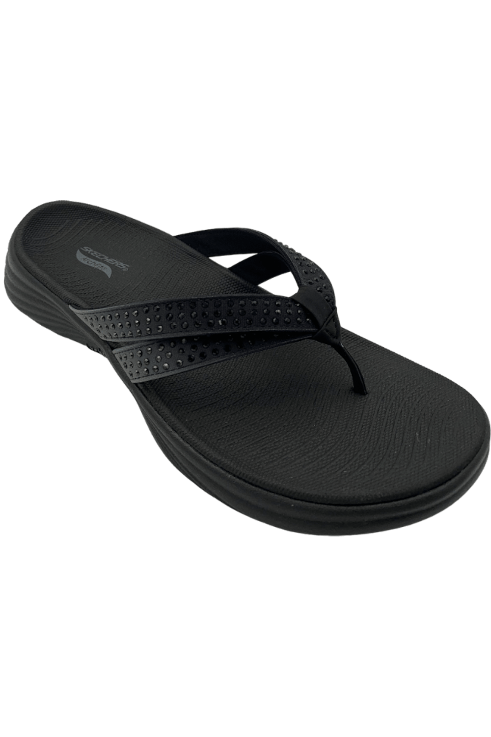 Skechers Arch Fit Radiance Sandals Mesmerize Black | Jender