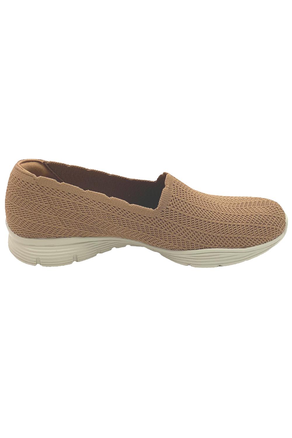 Coronel Rizado postre Skechers Seager Washable Knit Slip-Ons Rewrite Tan | Jender