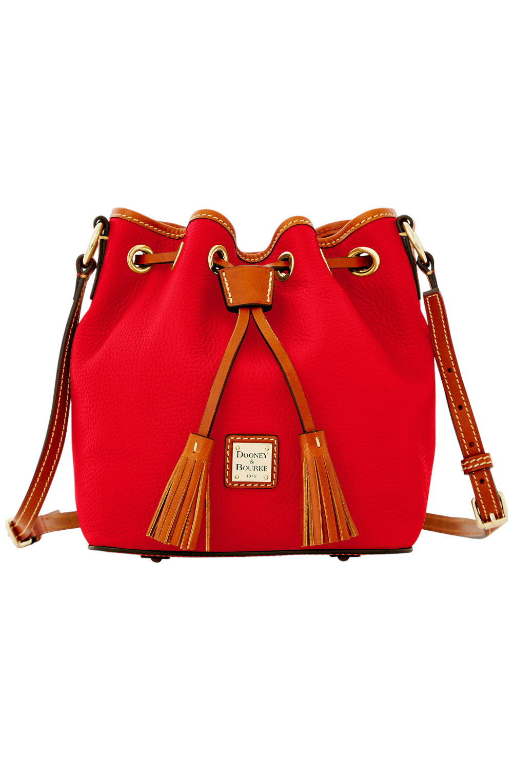 As Is Dooney & Bourke Pebble Leather Kendall Drawstring Bag 