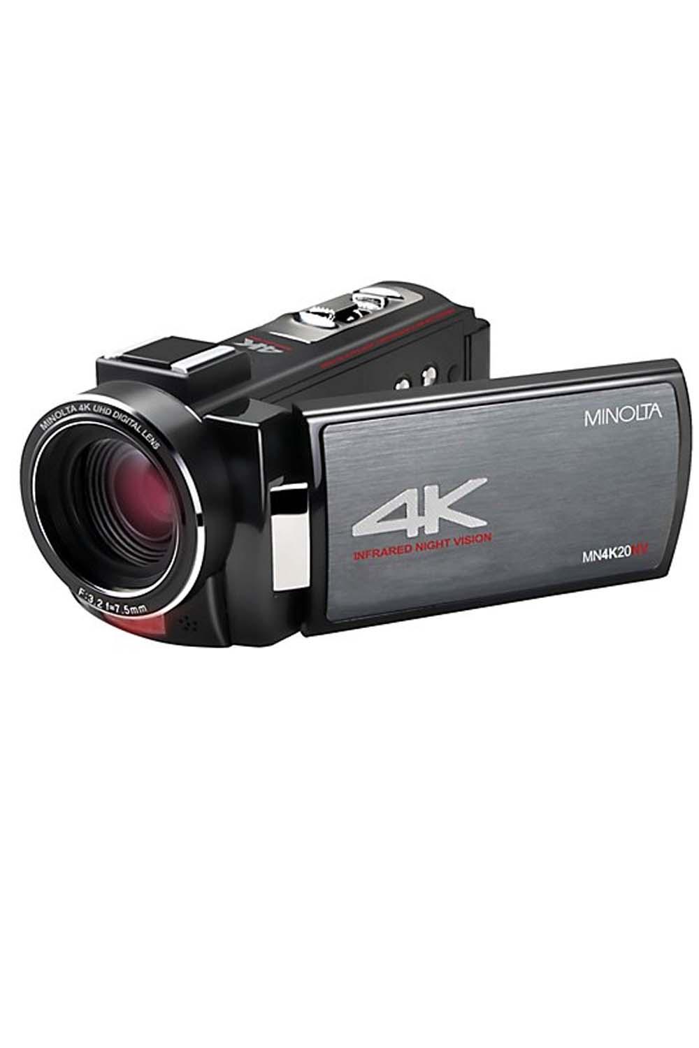 Minolta Mn4k20nv 4K Ultra HD IR Night Vision Camcorder