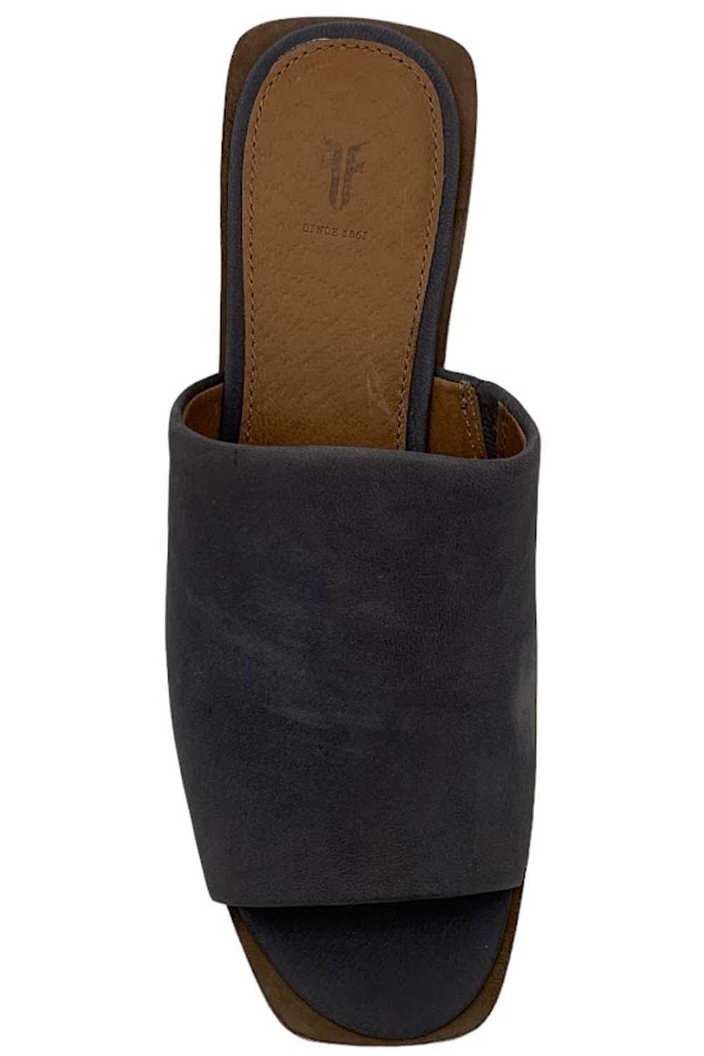 Frye Leather Heeled Mules Lucia Jeans | Jender