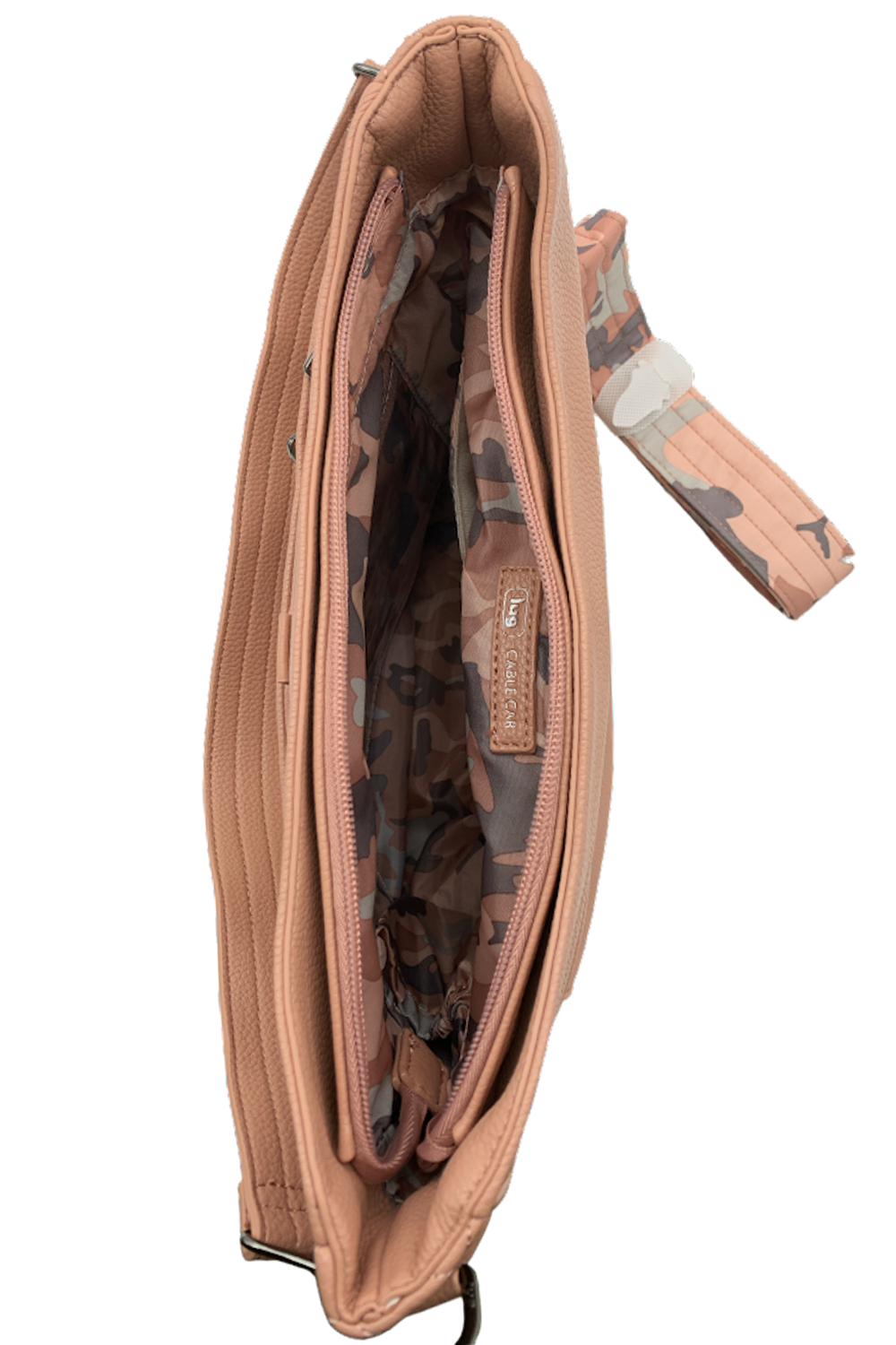 Lug Classic VL Messenger with Crossbody Strap Cable Car Blush Pink Jender