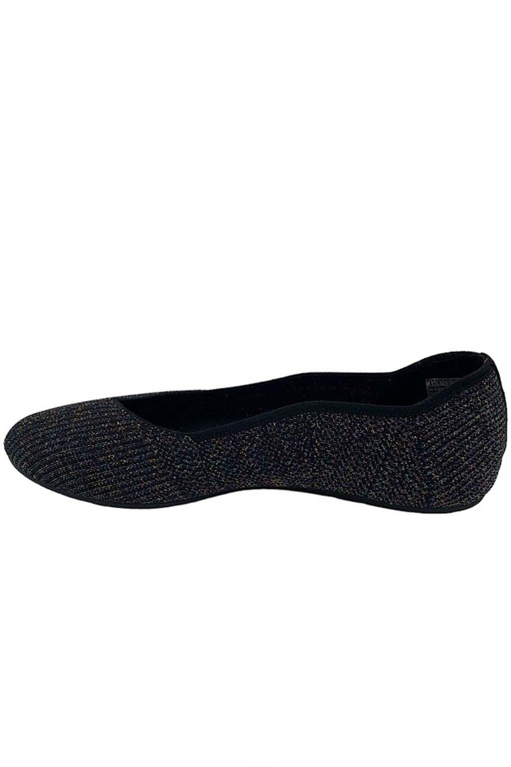 Skechers Cleo 2.0 Sparkle Knit Skimmers Shimmering Black Multi | Jender