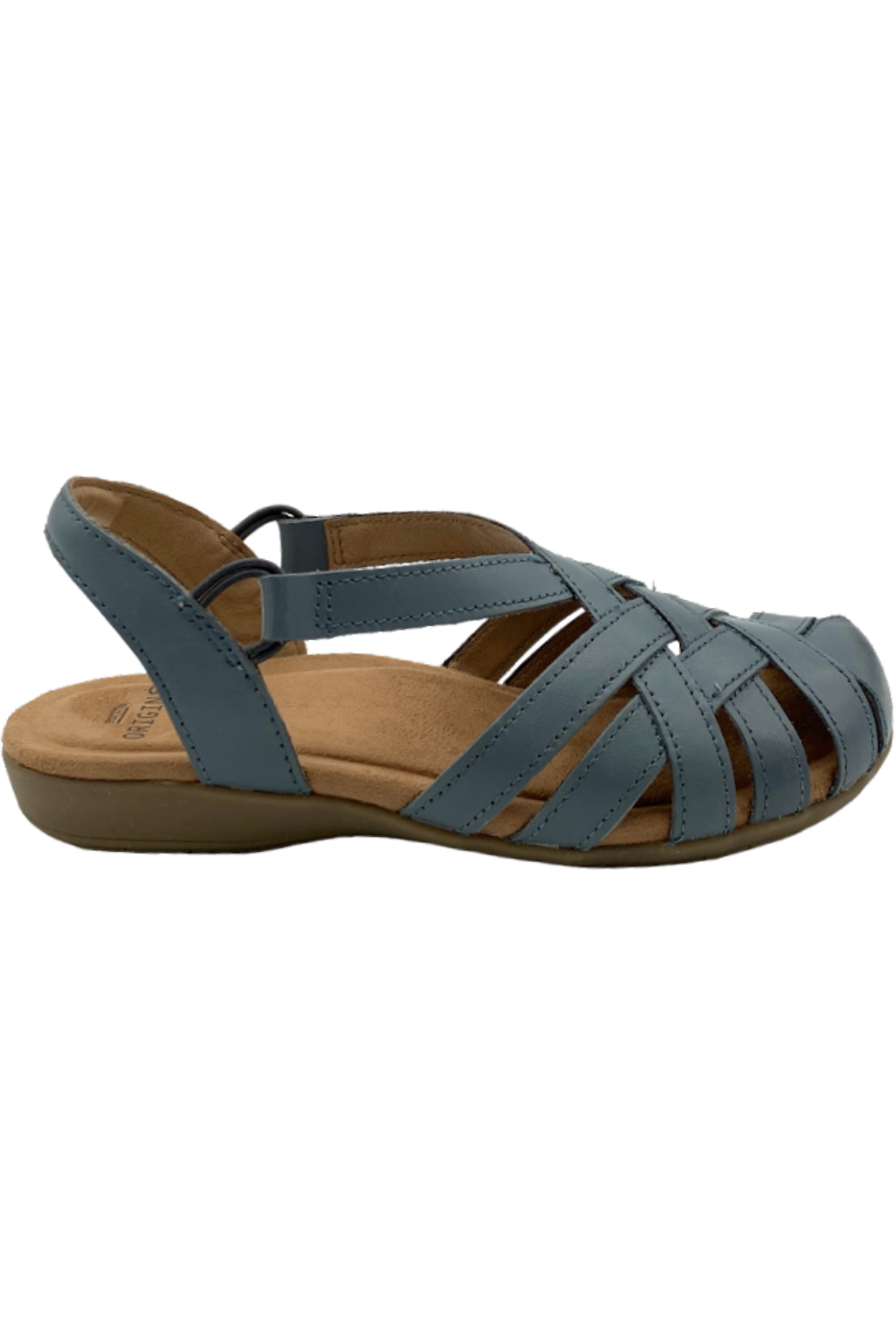 Earth Origins Leather Fisherman Sandals Berri Moroccan Blue | Jender