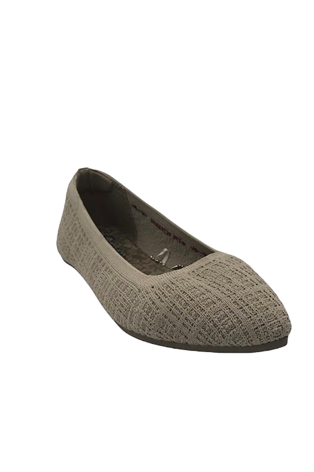 Skechers Textured Washable Knit Skimmers Cleo Point Natural | Jender