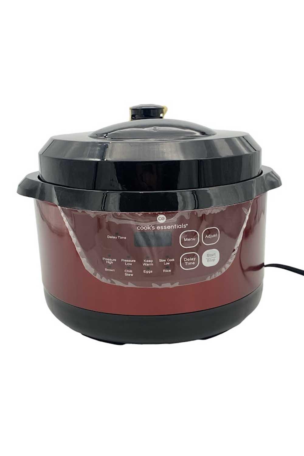 CooksEssentials 6 qt. Round Digital Nonstick Pressure Cooker 