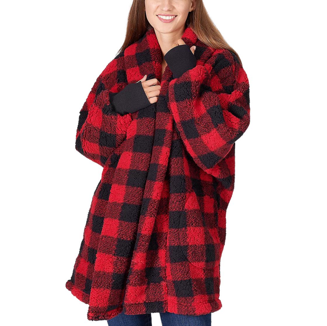 bumblebella sherpa shawl