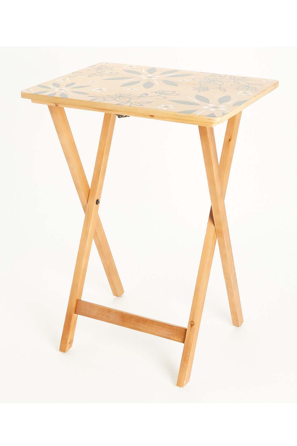 Mesa de bandeja de TV plegable de madera Temp-tations con bandeja extraíble - Imagen 1 de 3