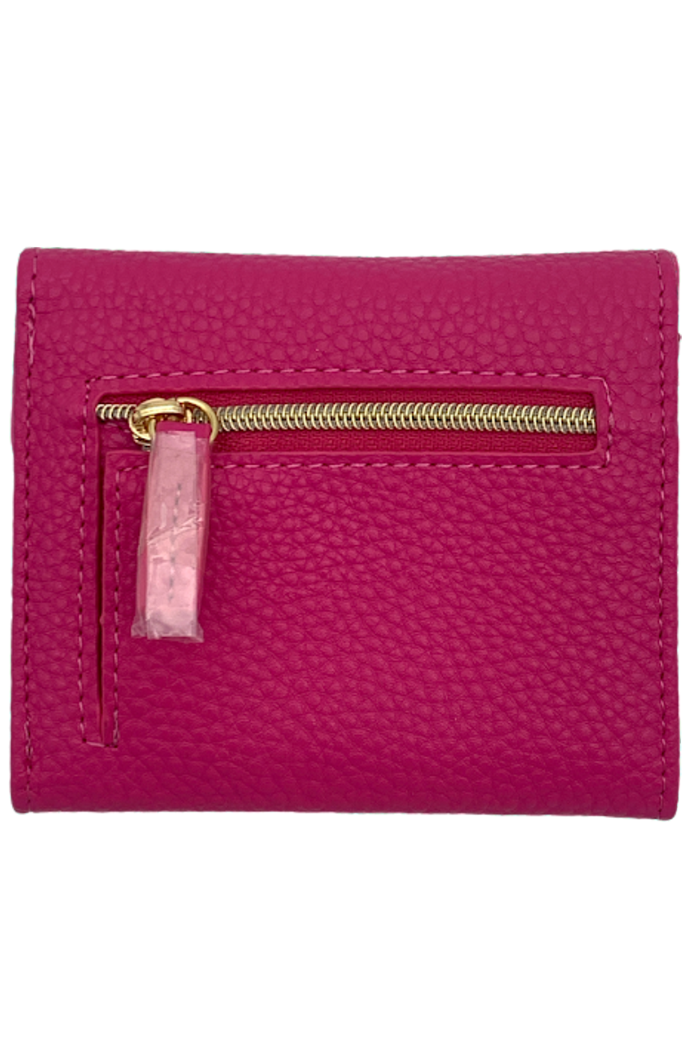 Fuchsia Quilted Trifold Wallet