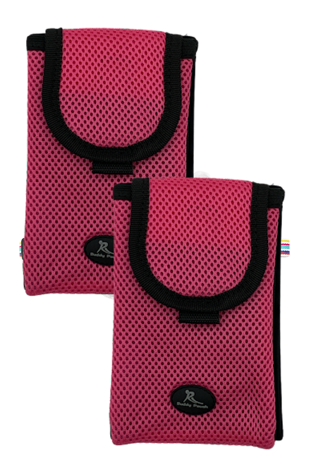 Buddy Pouch On the Go 2-Pack of Belt-Free Mini Plus Pouches Pink
