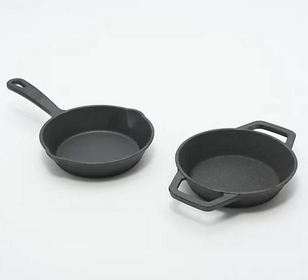 Martha Stewart 2-Pack Mini Enamel on Steel Dutch Ovens