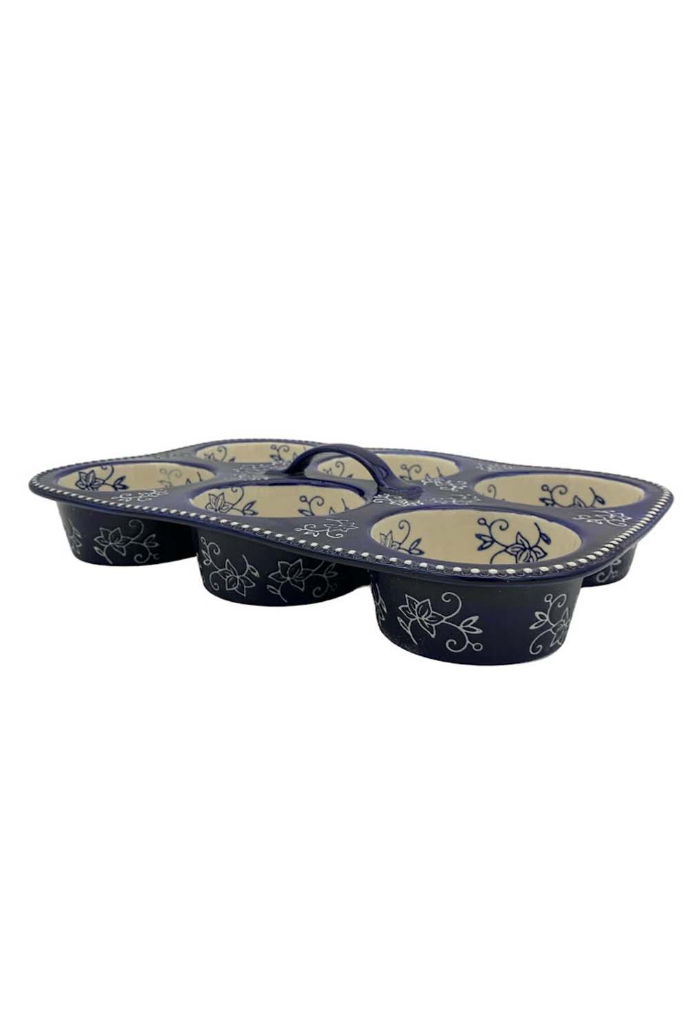 Temp-tations Floral Lace 12-Cup Muffin Pan 