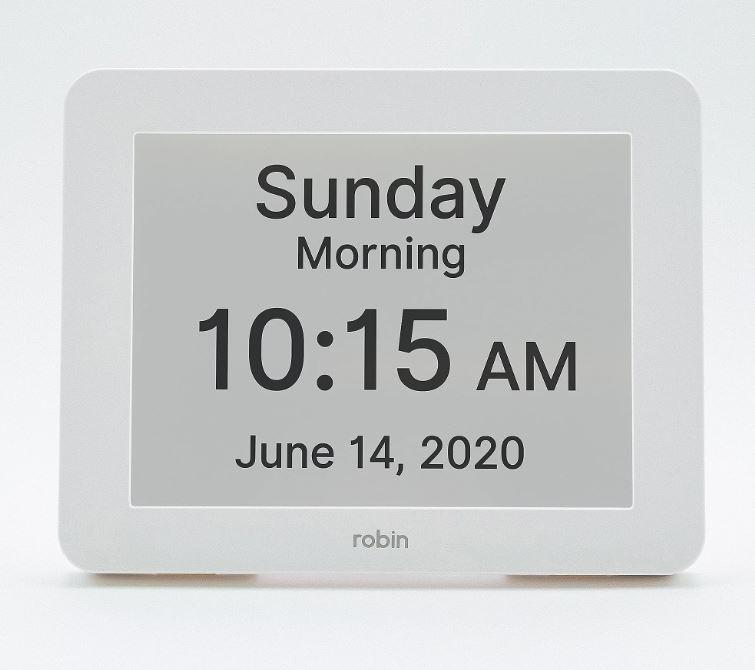 Robin Clock w/ Large Digital Display Calendar Alarms & Reminders eBay