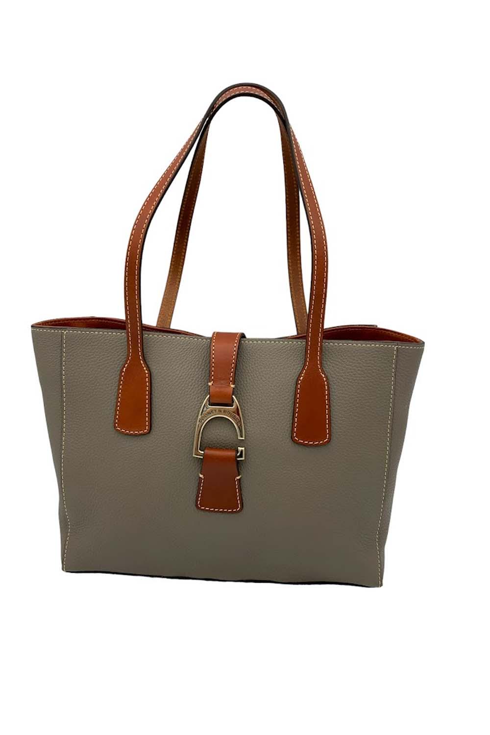 Dooney & Bourke Pebble Leather Large Tote on QVC 