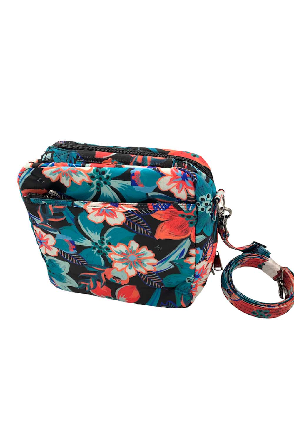 Lug RFID Medium Crossbody with Top Handle Ranger 2 Resort Tropics | Jender