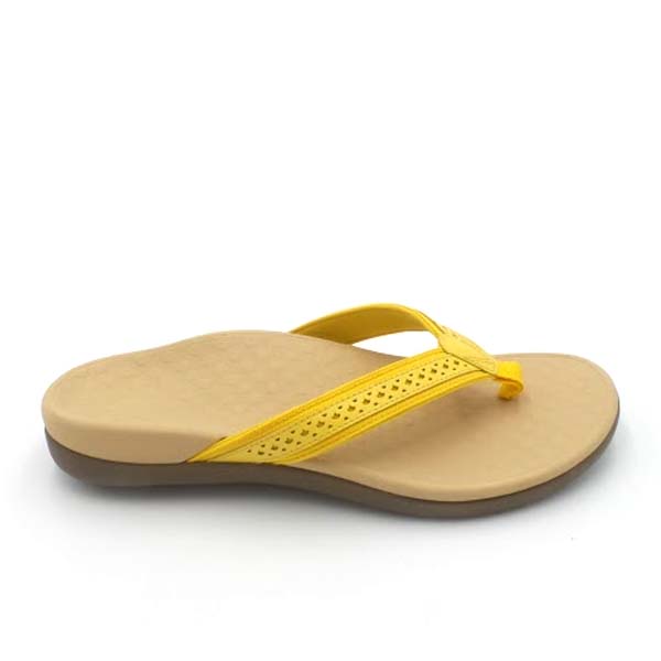 Vionic Leather Thong Sandals Tide Sally Buttercup | eBay