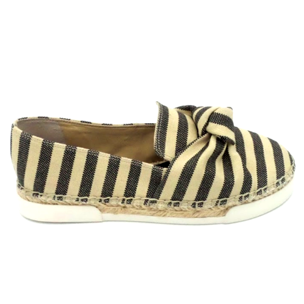 Vince Camuto Canvas Slip On Espadrilles Tratida Black/Natural | eBay