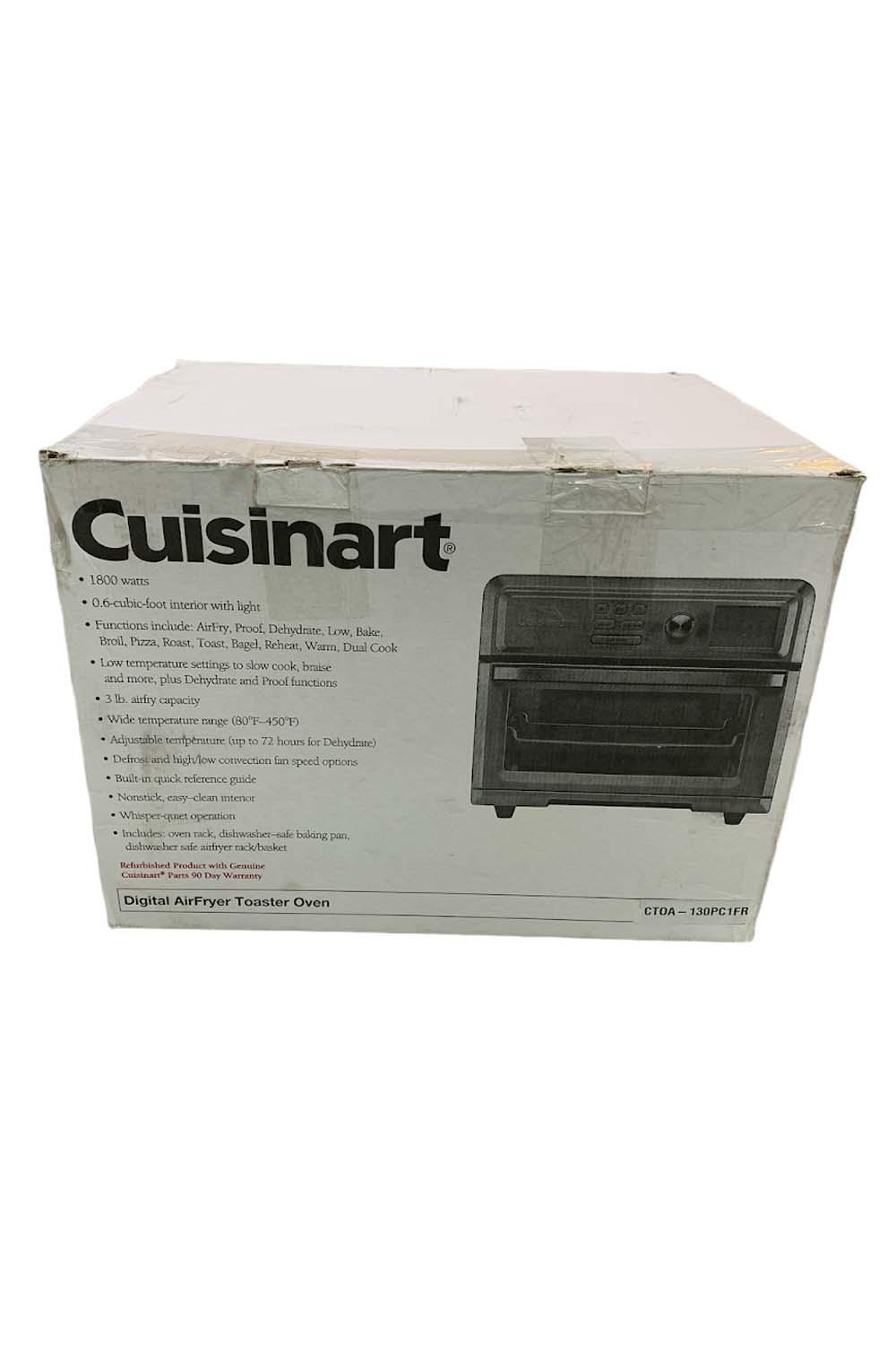 Cuisinart 1800 W Stainless Steel 0.6-cubic-foot Air Fryer Toaster