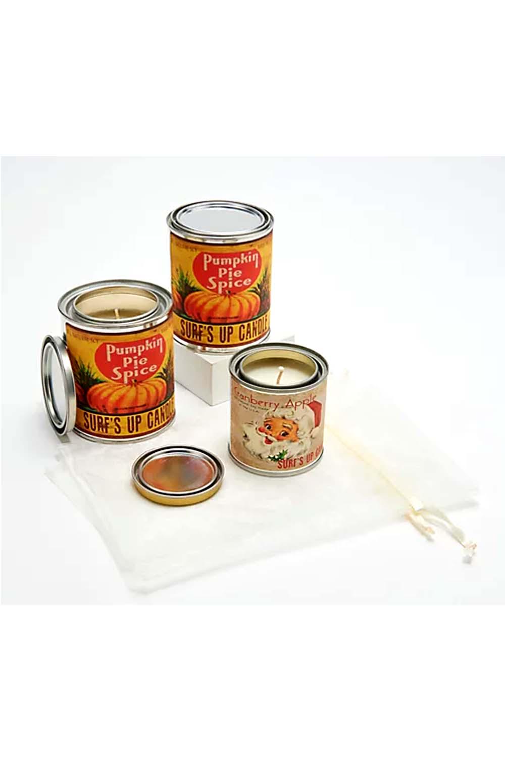 Surf's Up S/2 Pumpkin Pie 16-oz w/ 8-oz Cranberry Apple Candles