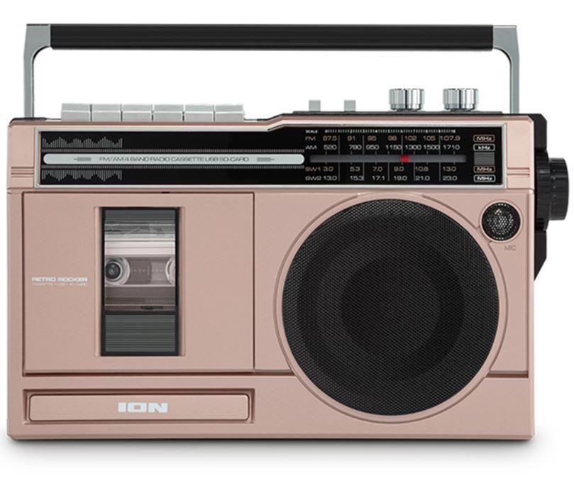 Retro Rocker Portable 5-in-1 Compact Boombox w/ Bluetooth Technology