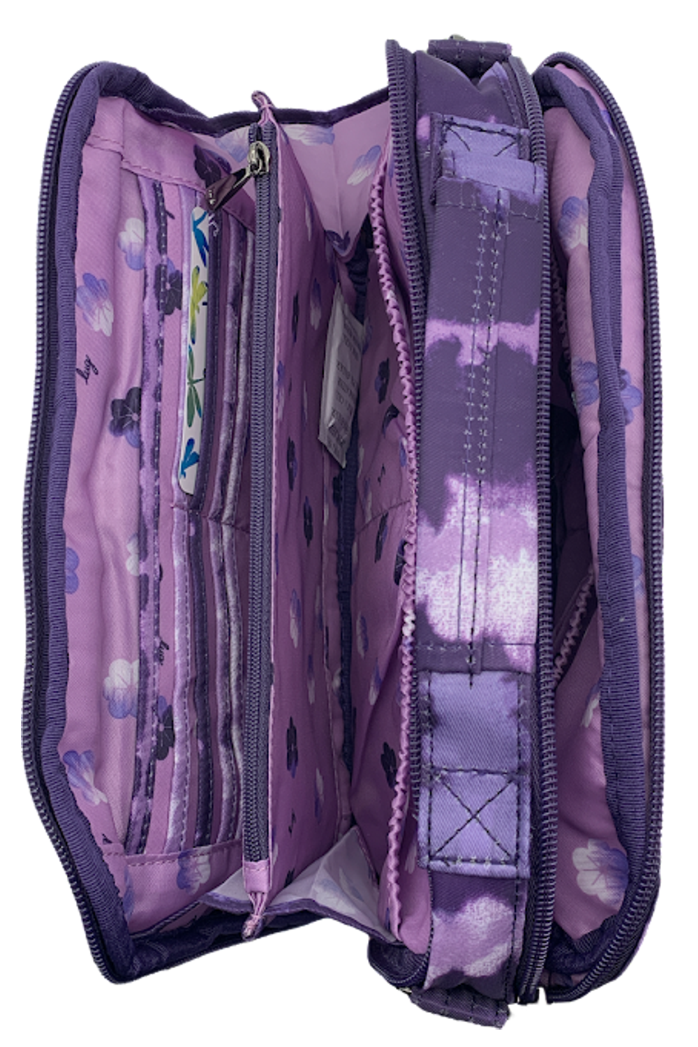 Lug RFID Top Handle Crossbody Bag Scoop 2 Shibori Purple | Jender