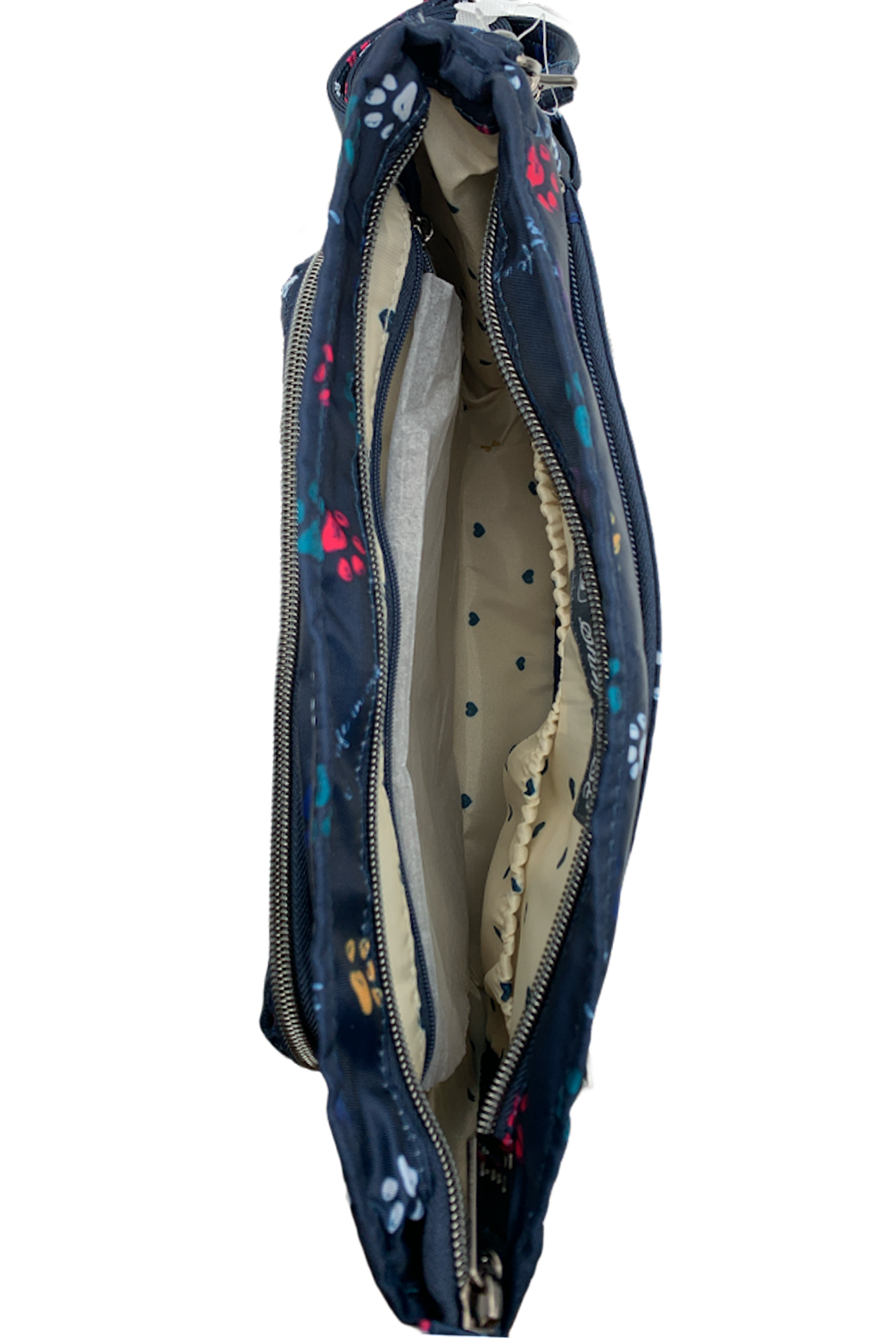 Lug Medium Crossbody with RFID Shimmy SE Paws Navy Jender