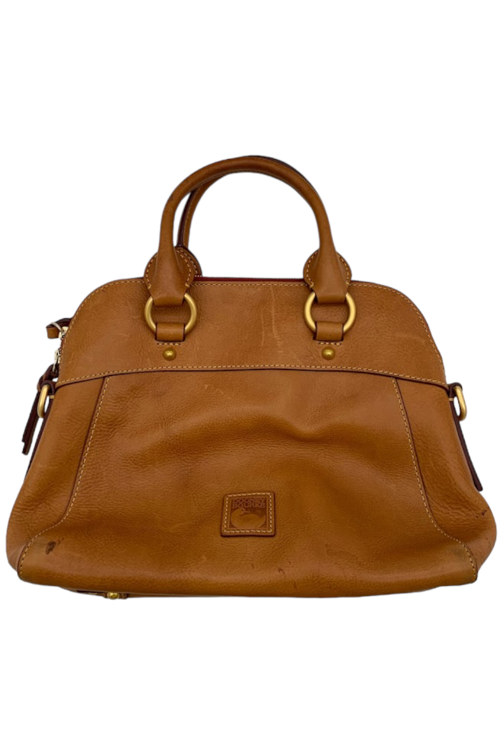 Dooney & Bourke Florentine Leather Crossbody Satchel-Cameron on