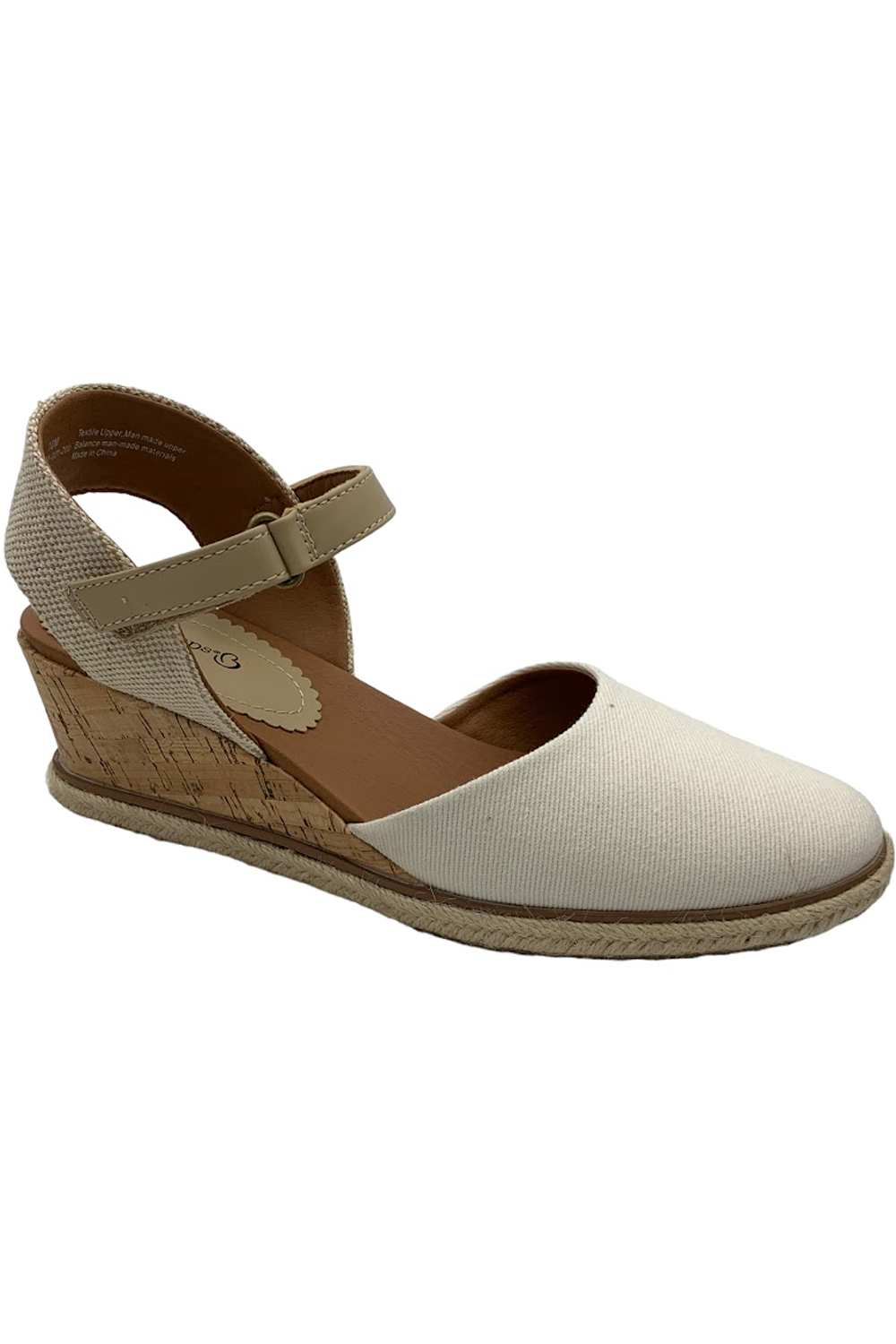 Baretraps Ocean Closed Toe Wedge Sandal White Jender