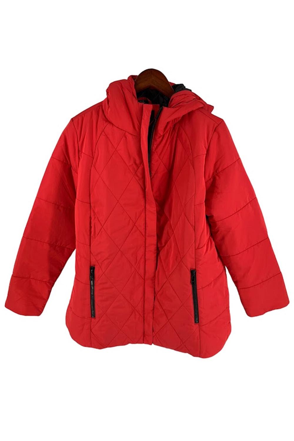 Nuage women's stretch cheap zip front puffer jacket