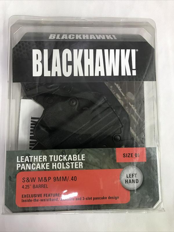 Blackhawk! Leather Tuckable Pancake IWB Holster - Picture 2 of 15