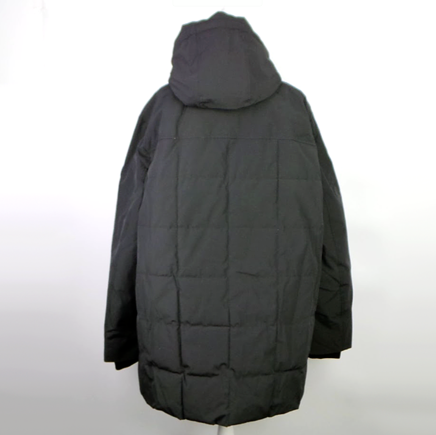 Arctic Expedition Men's Quilted Coat with Hood Charcoal | eBay