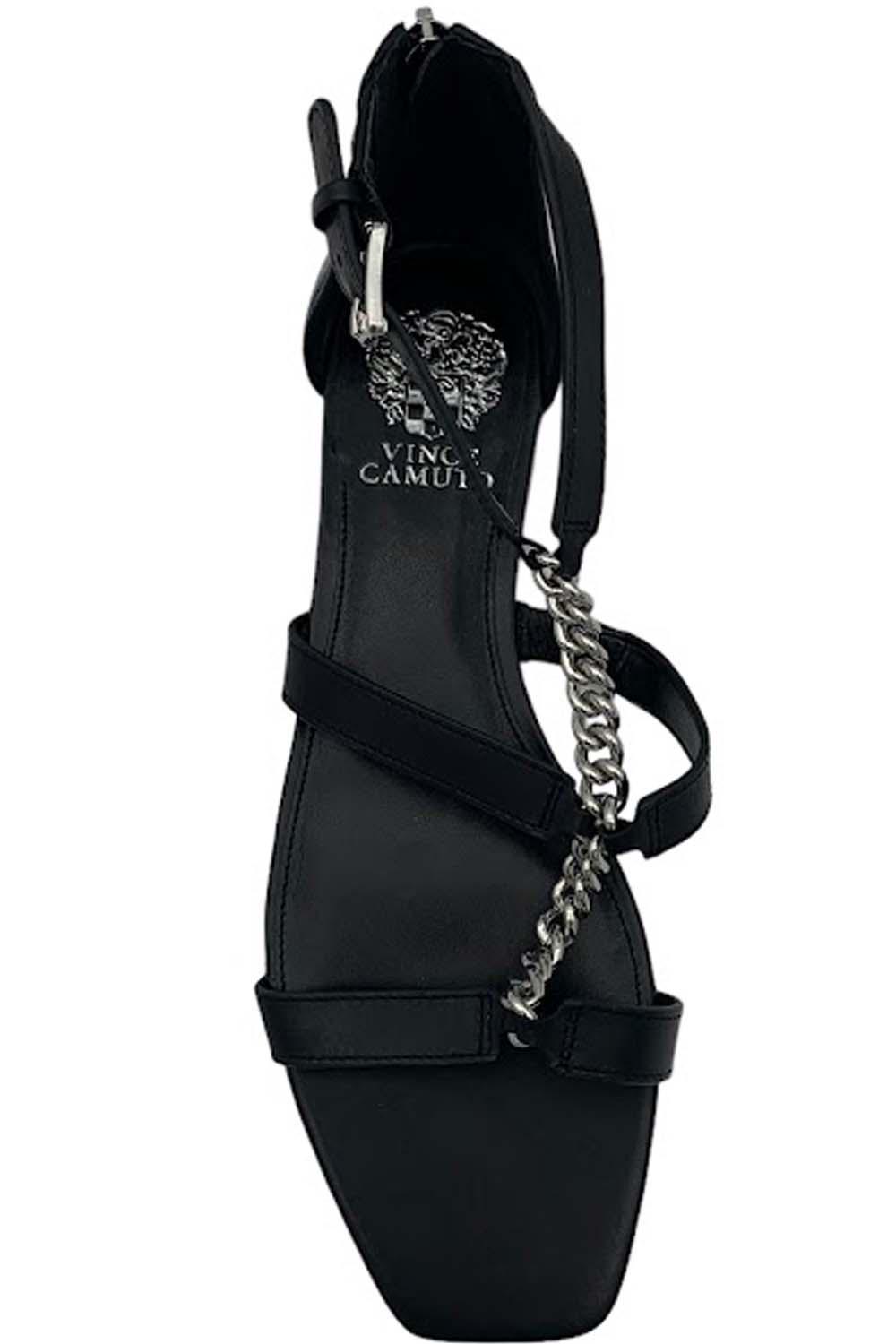 Vince Camuto Gladiator Sandals with Hardware Sereny Black | Jender