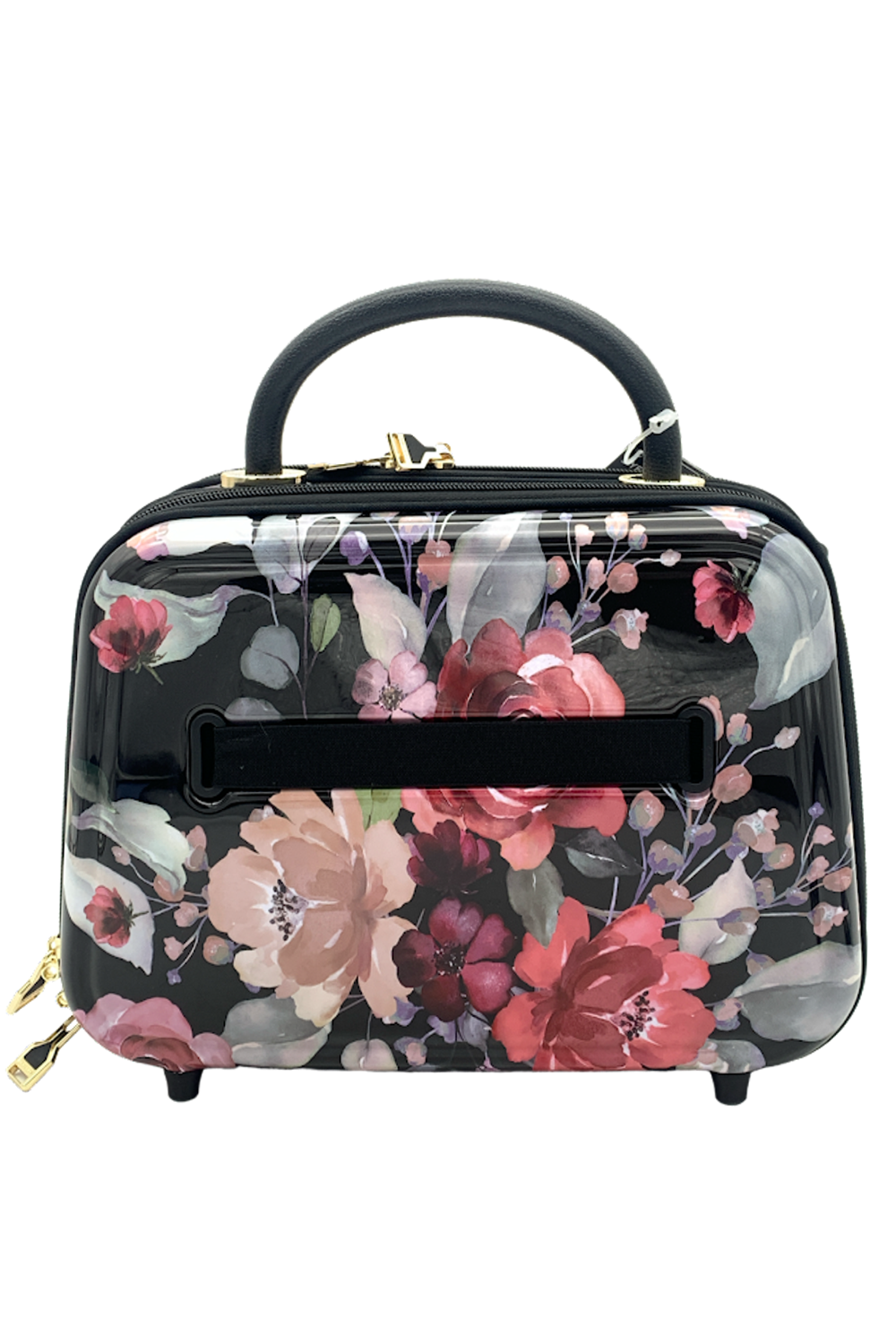 Triforce Double-Sided Hardside Beauty Case Beauty Case Black Floral ...