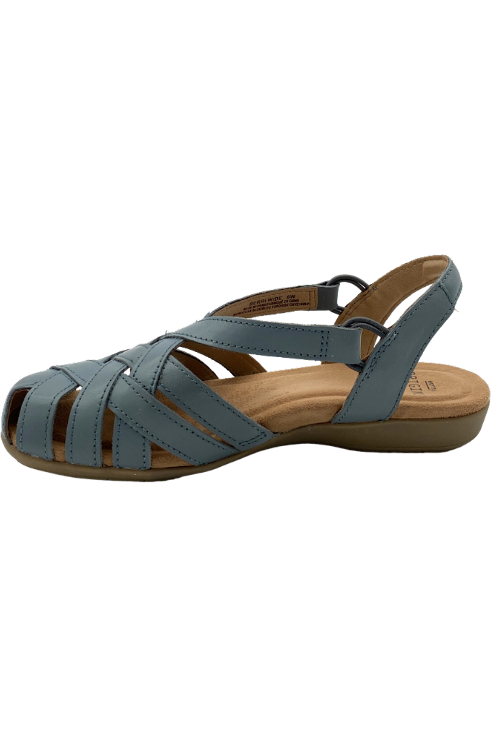 Earth Origins Leather Fisherman Sandals Berri Moroccan Blue | Jender