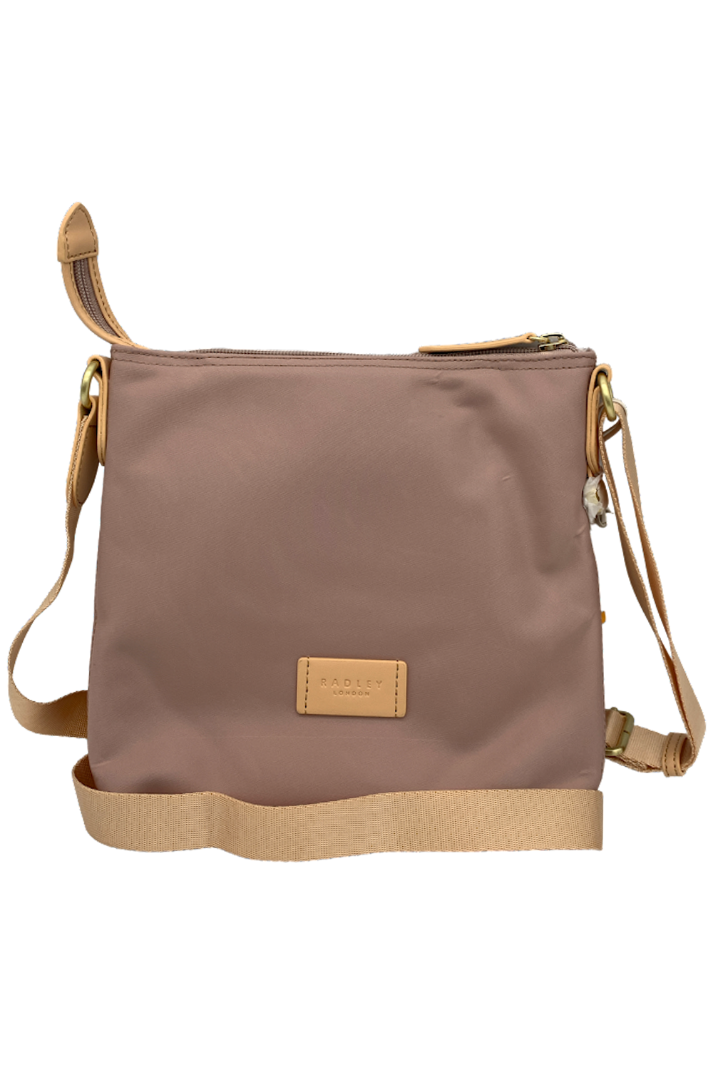 Radley London Pocket Essentials Nylon Small Zip Top Crossbody Pink Jender