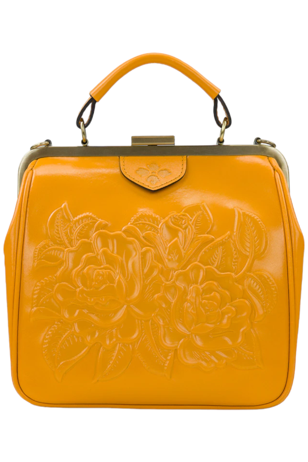 Patricia Nash Eloise Convertible Frame Bag Sunset Floret Tooled | Jender