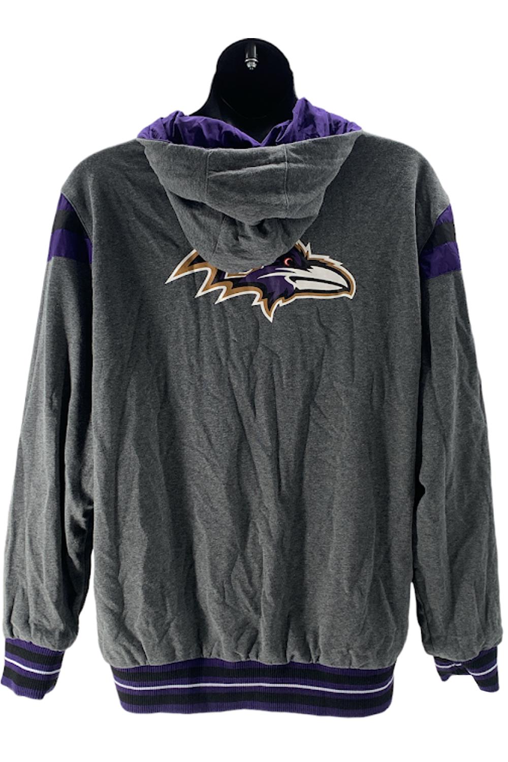 GIII Officially Licensed NFL Men's Reversible Commemorative Jacket by Glll - Ravens