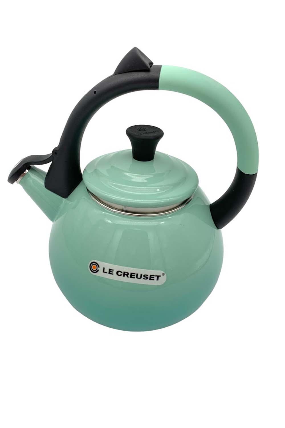 Le Creuset Enameled Steel Oolong Tea Kettle, Caribbean Blue