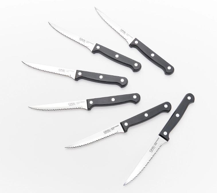 Ginsu 6-Piece Stainless Steel Steak Knife Set 