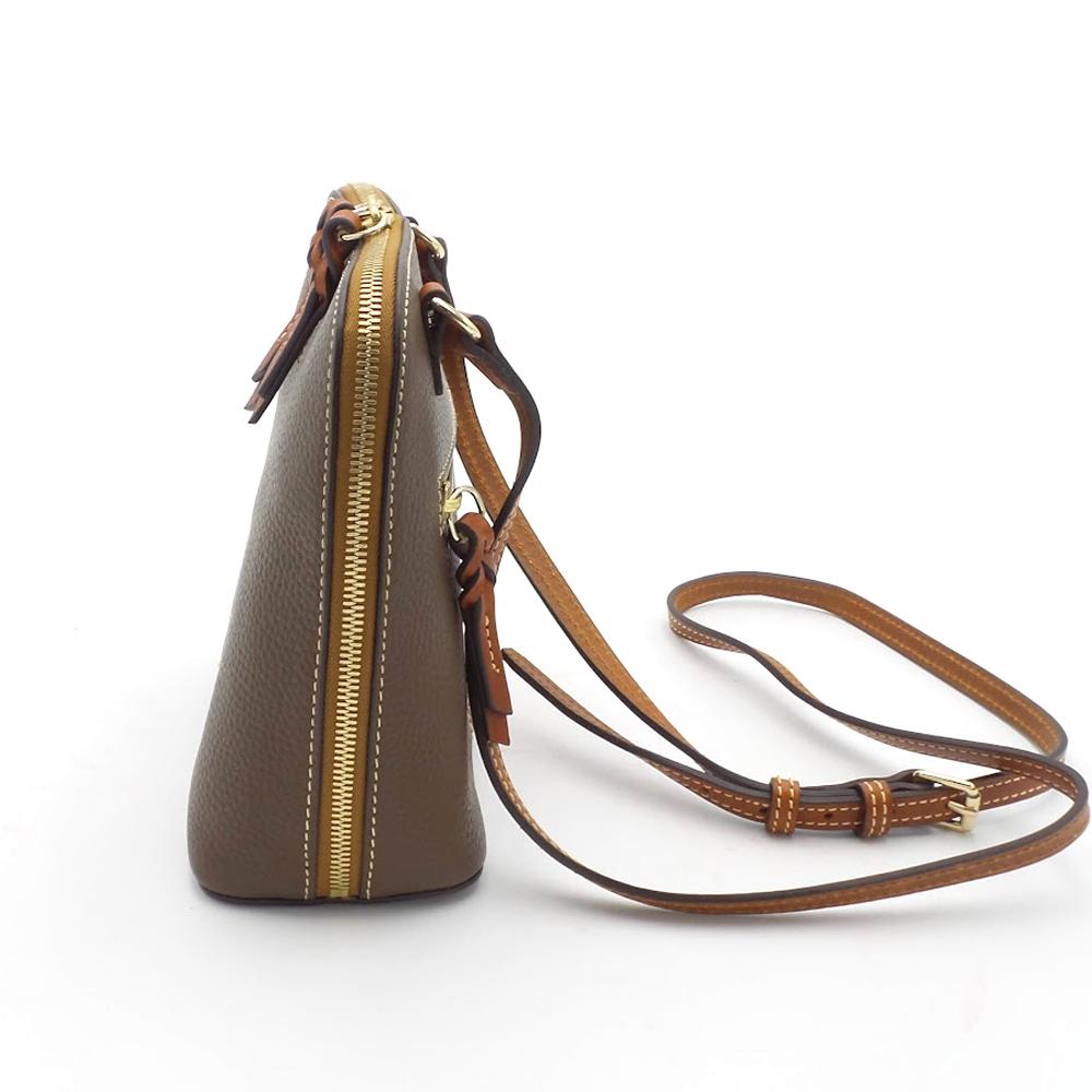 Dooney & Bourke Pebble Leather Lexi Crossbody Brown