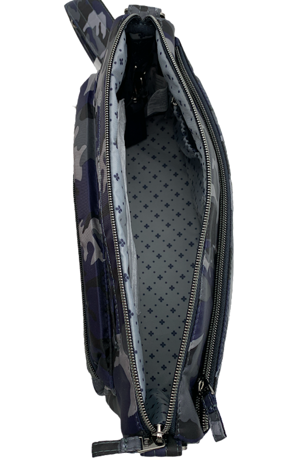 Lug RFID Convertible Crossbody Bag Stretch Camo Navy Jender